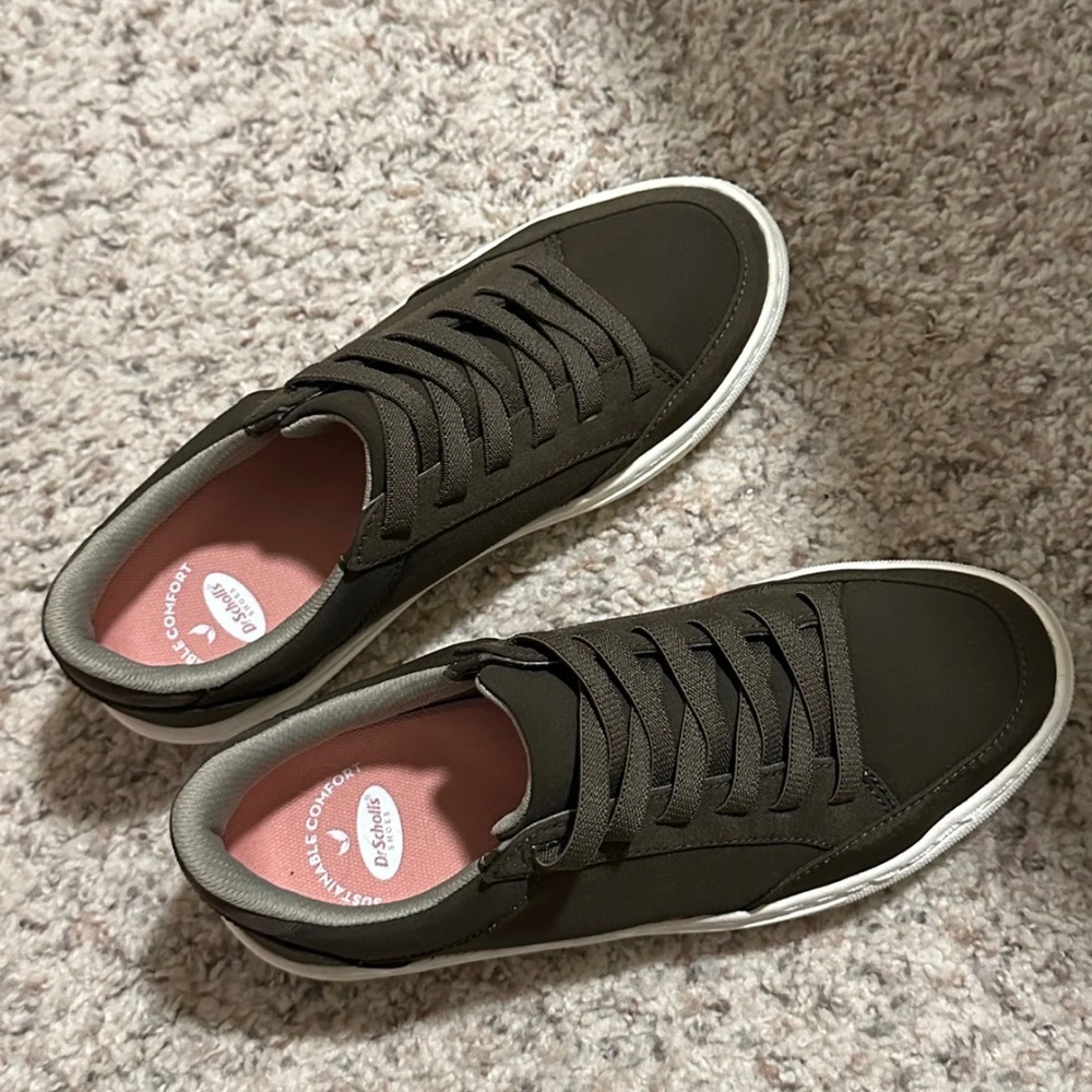 Dr Scholl Green Slip On Sneakers